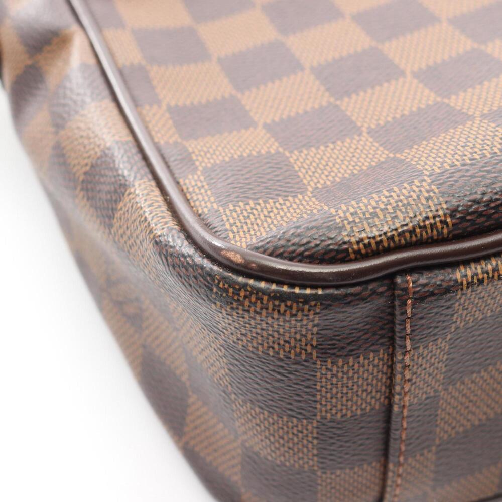 LOUIS VUITTON Authentic Brown Damier Leather Shoulder Bag - Picture 9 of 13